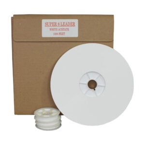 KODAK White Acetate Leader 8 mm x 1000 ft roll Winding B Single Perf