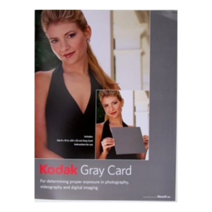 Kodak R-27 Gray Card – Cartão Cinza de Referência para Exposição